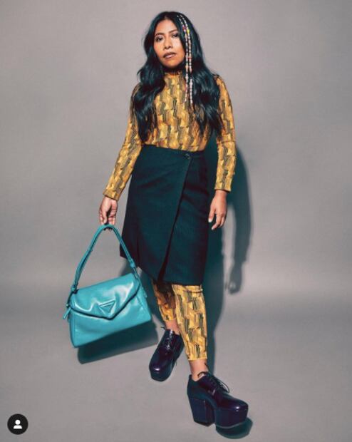 Yalitza Aparicio se roba las miradas al derrochar estilo en total look Prada