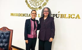 Sheinbaum recibe por primera vez a Graciela Domínguez, gobernadora interina de Sinaloa; abordan temas de seguridad