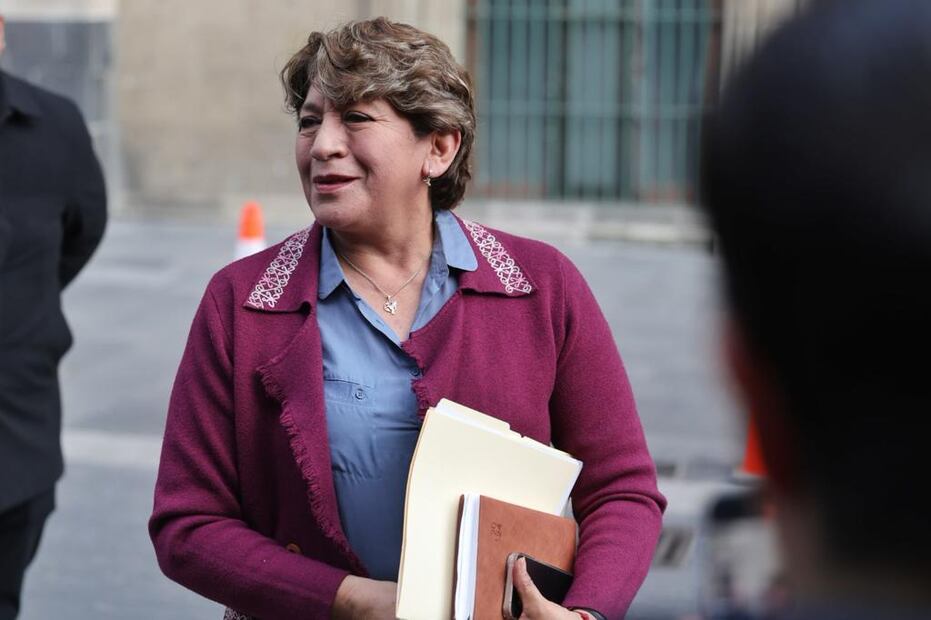 Gobernadora del Edomex, Delfina Gómez. Foto: Especial