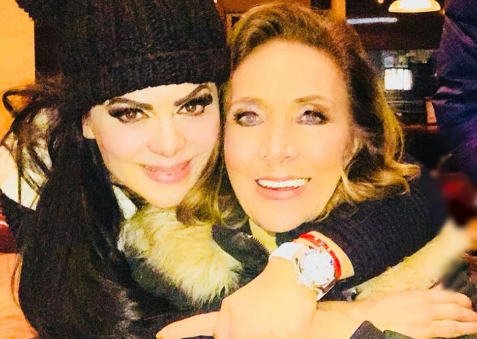 Maribel Guardia y Lorena Velázquez fueron amigas y compañeras de reparto en la obra "Arpías".
Foto: Instagram