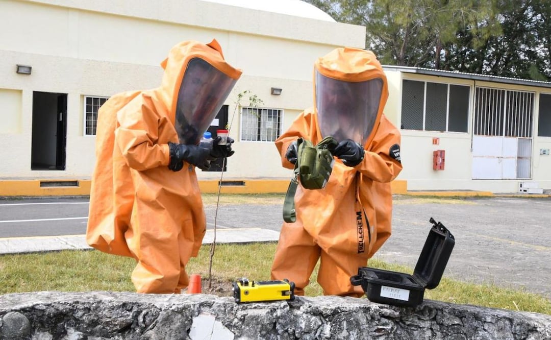 Marina capacita a 34 elementos para detectar amenazas químicas durante el Mundial 2026 (31/01/2026). Foto: Especial