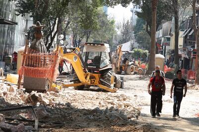 Obras de empresas complican rehabilitación de la Zona Rosa