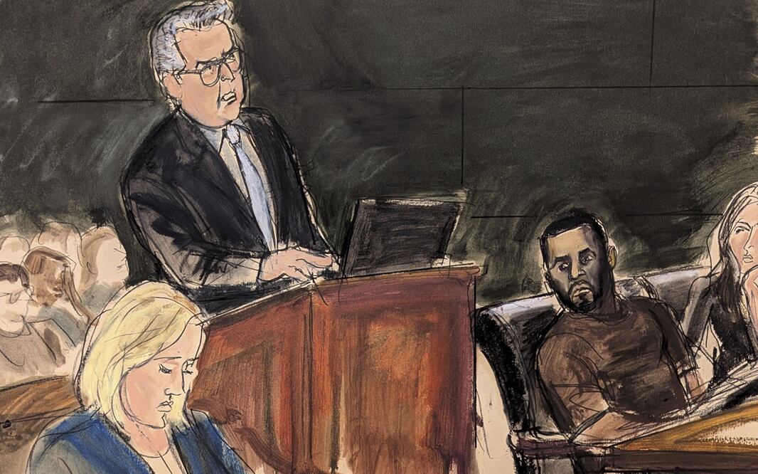 "Diddy" Combs enfrenta acusaciones de tráfico sexual, trata de personas y crimen organizado. Foto: Elizabeth Williams via AP.