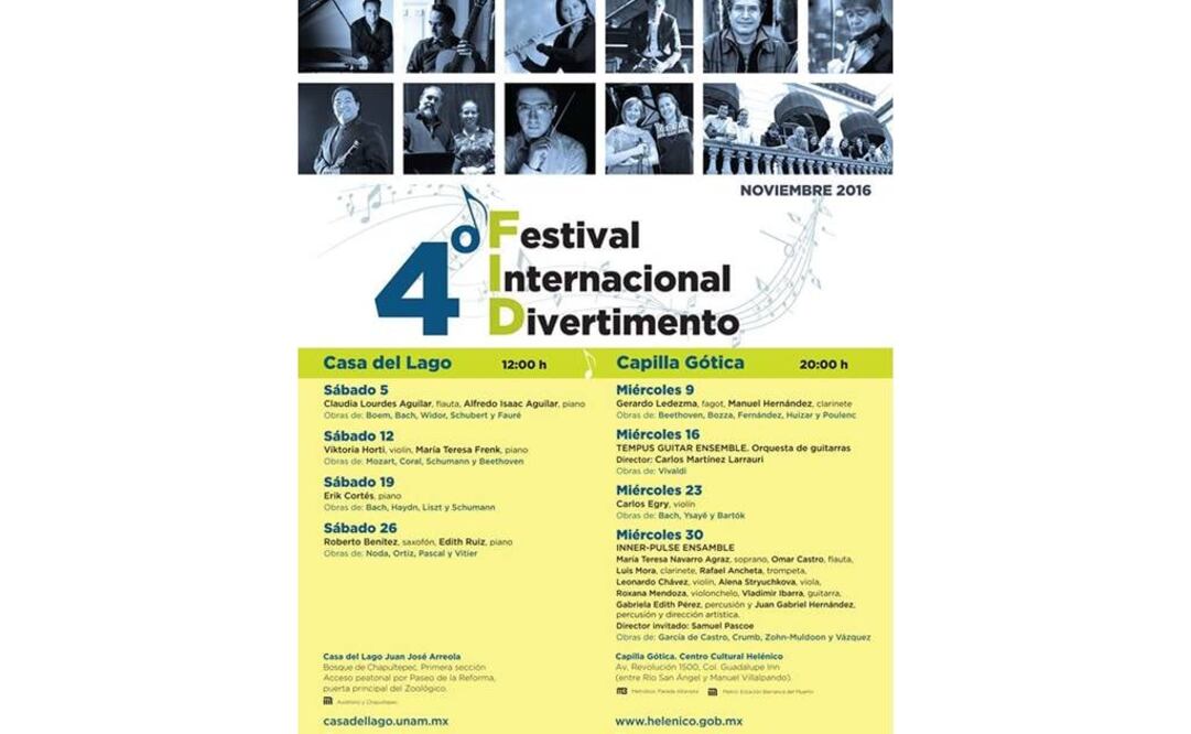 FOTO: Facebook/Festival Internacional Divertimento