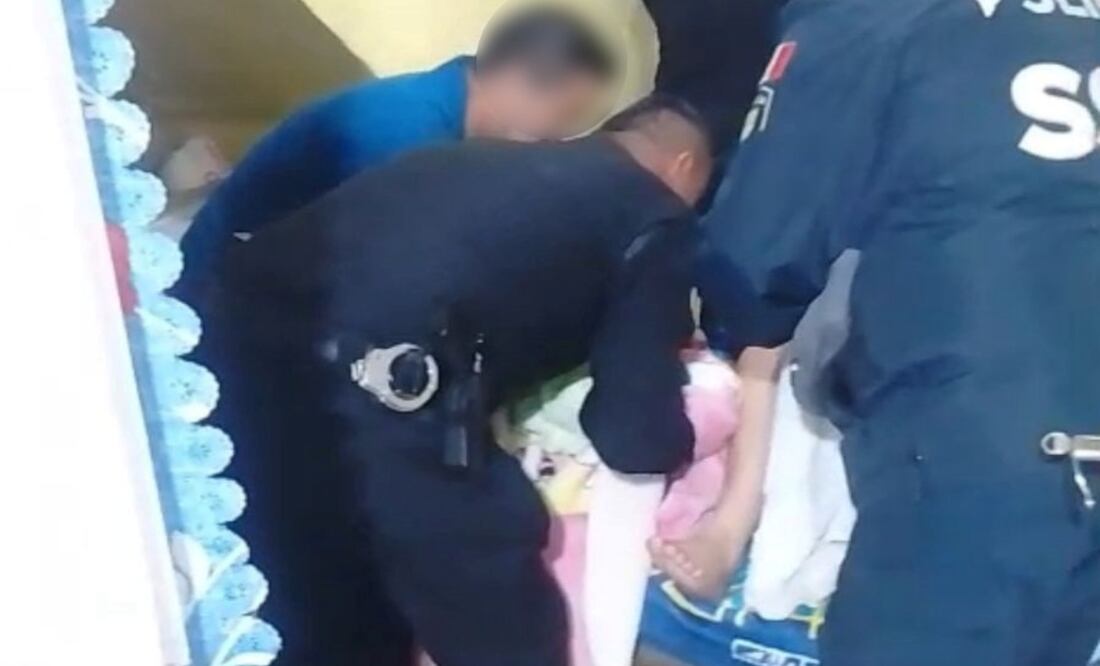 SSC CDMX ayuda en un parto. Foto: Especial