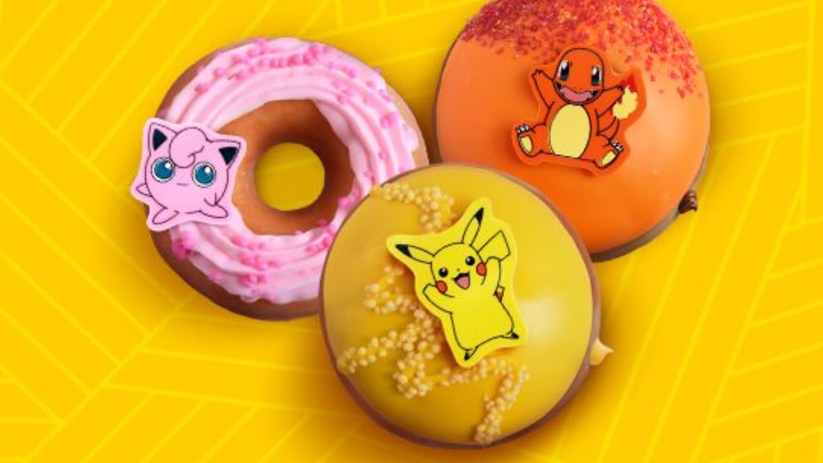 Si eres fan de Pokémon, tienes que probar estas donas. Foto: Krispy Kreme
