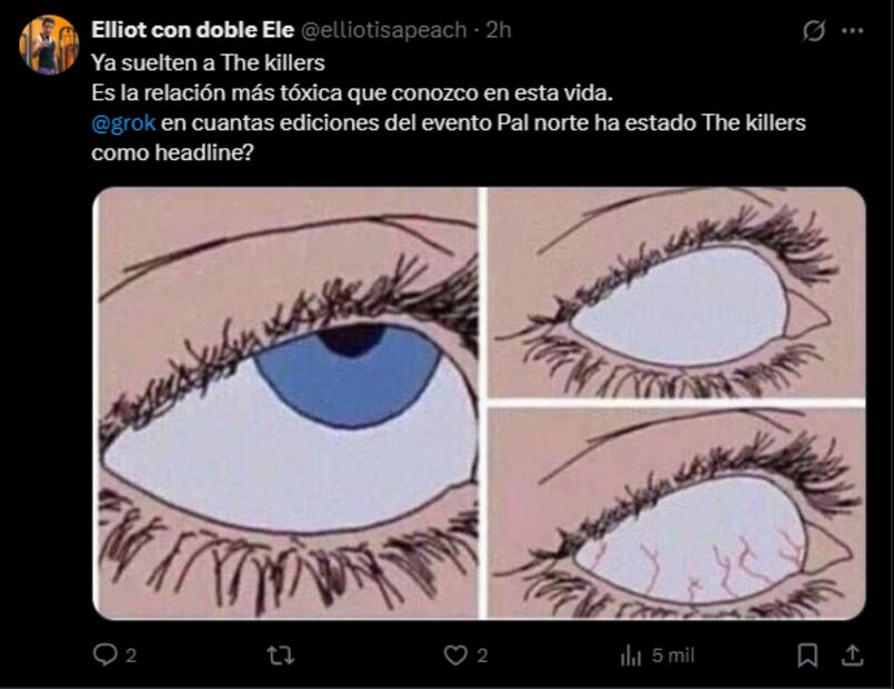 Los mejores memes que dejó el cartel del Tecate Pa'l Norte 2026. Foto: Redes Sociales