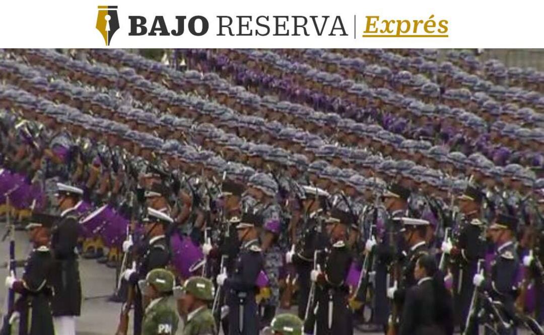 Un general con su tropa