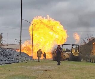 Explota ducto de gas en Reynosa