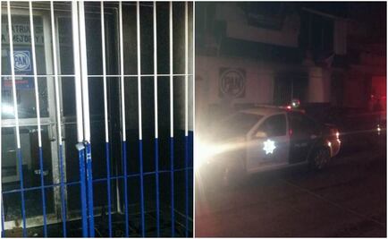 Vandalizan oficinas del PAN en Tuxtla Gutiérrez