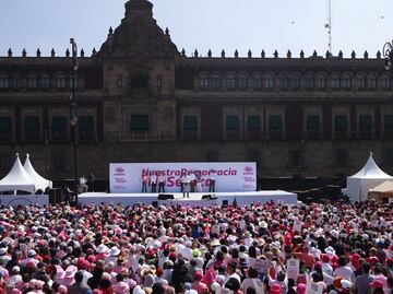 CNDH acusa que en la Marcha por la Democracia hubo discursos racistas y clasistas