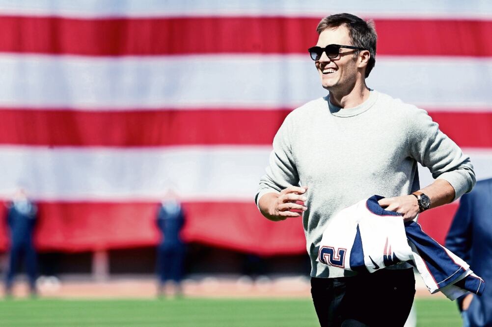 El fanático de los Patriots dice que su sueño es conocer a Brady en persona y se le podría cumplir (MADDIE MEYER. AFP)