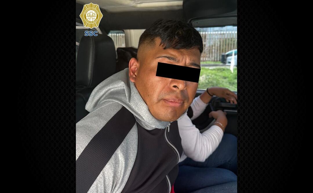 Detienen a Isaac "N", vinculado a agresión a policías y posesión de drogas en CDMX. Foto: Especial