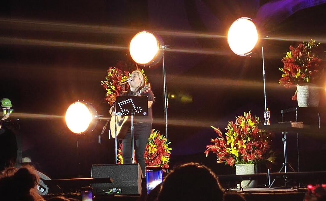 La cantante presentó su nuevo sencillo este pasado lunes en el Polyforum Siqueiros. Foto: Armando Pereda / EL UNIVERSAL