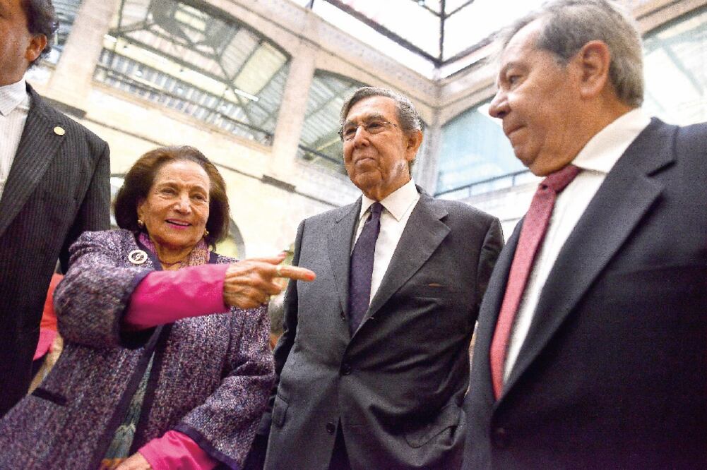 Ifigenia Martínez, Cuauhtémoc Cárdenas y Porfirio Muñoz Ledo en la presentación del proyecto Por México Hoy, cuyo objetivo es que los ciudadanos gocen del derecho a convocar a una Asamblea Constituyente (ADOLFO VLADIMIR. CUARTOSCURO)