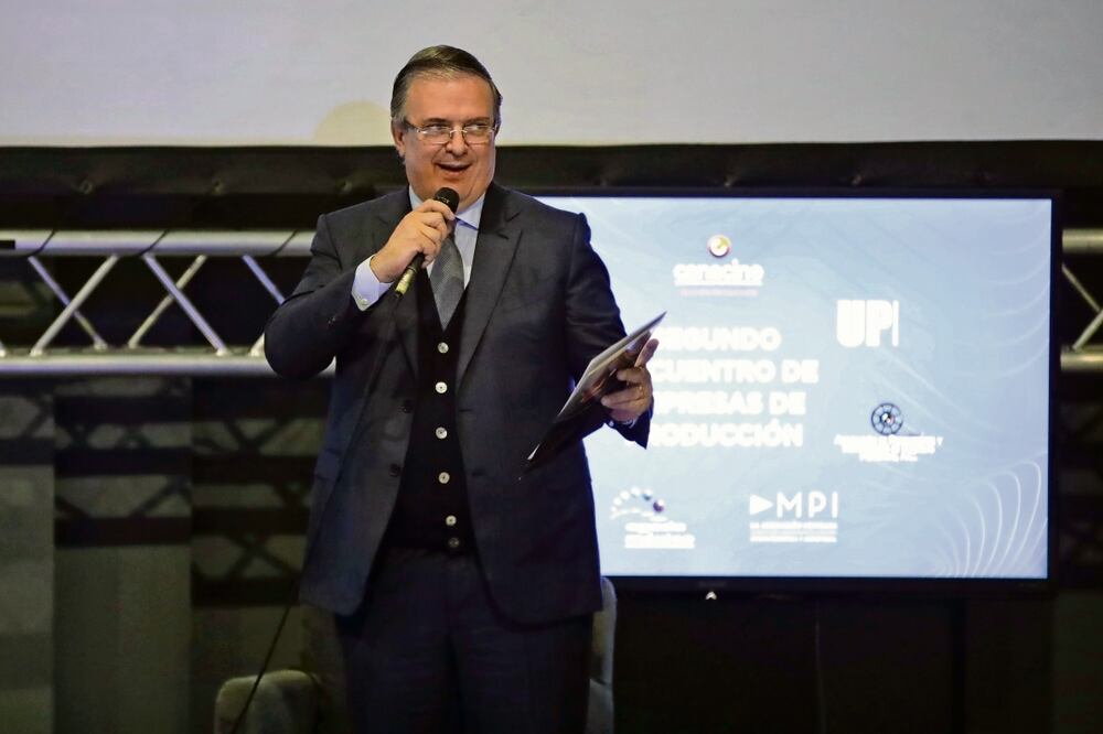 El canciller Marcelo Ebrard niega diferencias con Mario Delgado, Foto: Fernanda Rojas / EL UNIVERSAL