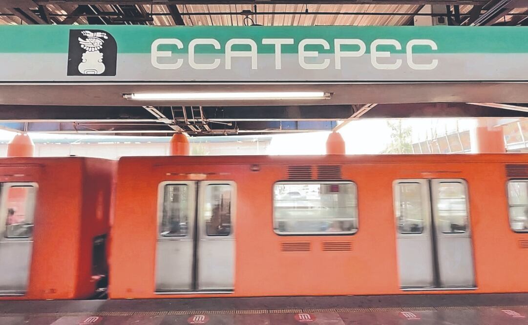 Ocho estaciones de la Línea B se ubican en territorio mexiquense. Foto Especial
