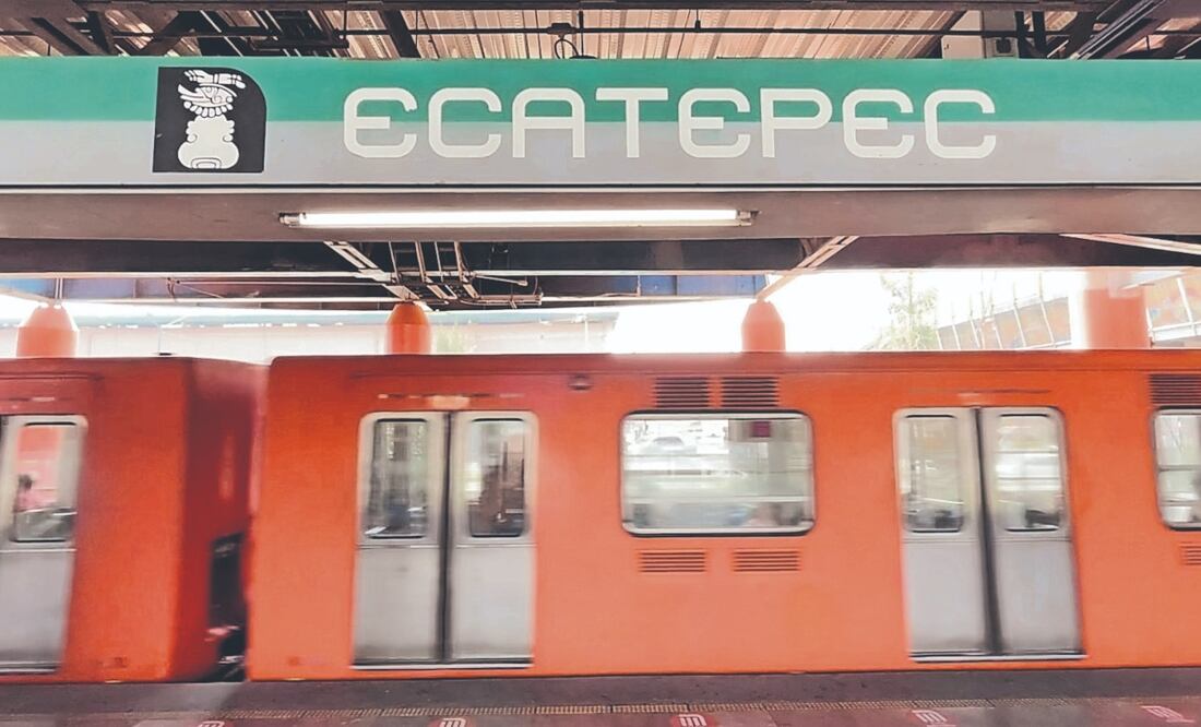 Ocho estaciones de la Línea B se ubican en territorio mexiquense. Foto Especial