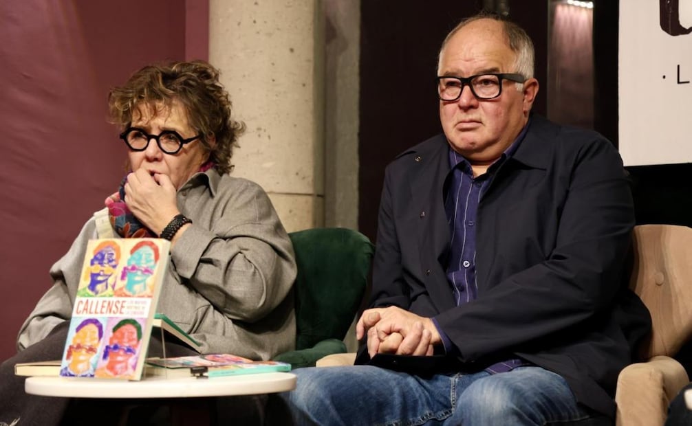 Presentación de libro "Cállense. Los nuevos rostros de la censura", en U-Tópicas en Coyoacán. Participaron Héctor de Mauleón, Humberto Mussachio, Gabriela Warkentin y María de Vecchi. Foto: Valente Rosas/ EL UNIVERSAL