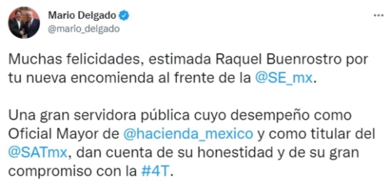 Celebran y critican llegada de Raquel Buenrostro a la Secretaría de Economía