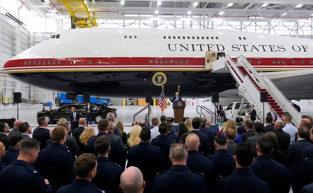 El nuevo Air Force One iniciará vuelos de certificación antes de incorporarse formalmente a la flota presidencial estadounidense (19/06/2026). Foto: AP