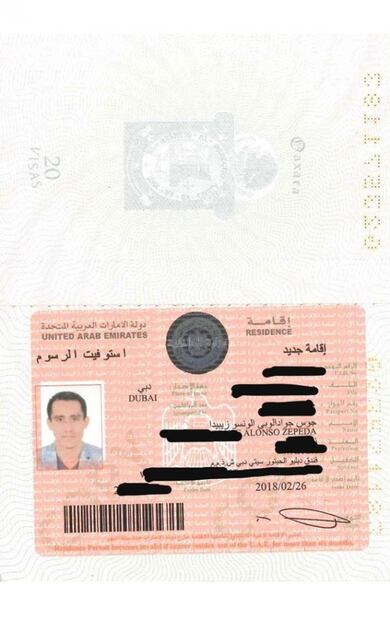 Joven mexicano, vacunado y hasta le dieron a elegir marca... pero en Dubái