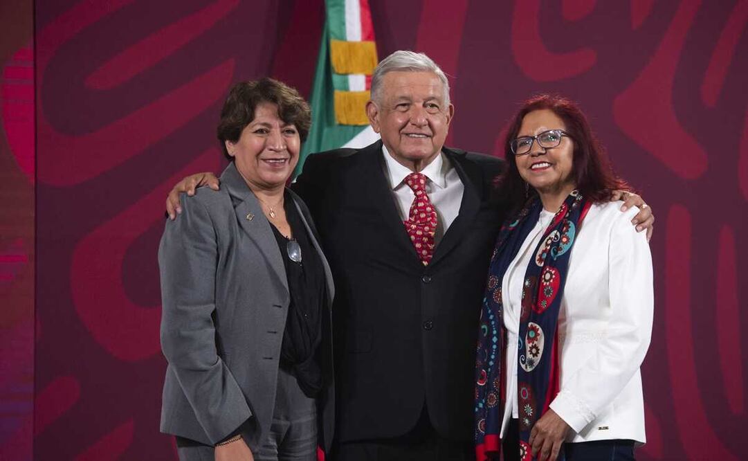 Delfina Gómez sale de la SEP y entra Leticia Ramírez el 1 de septiembre. Foto: Especial