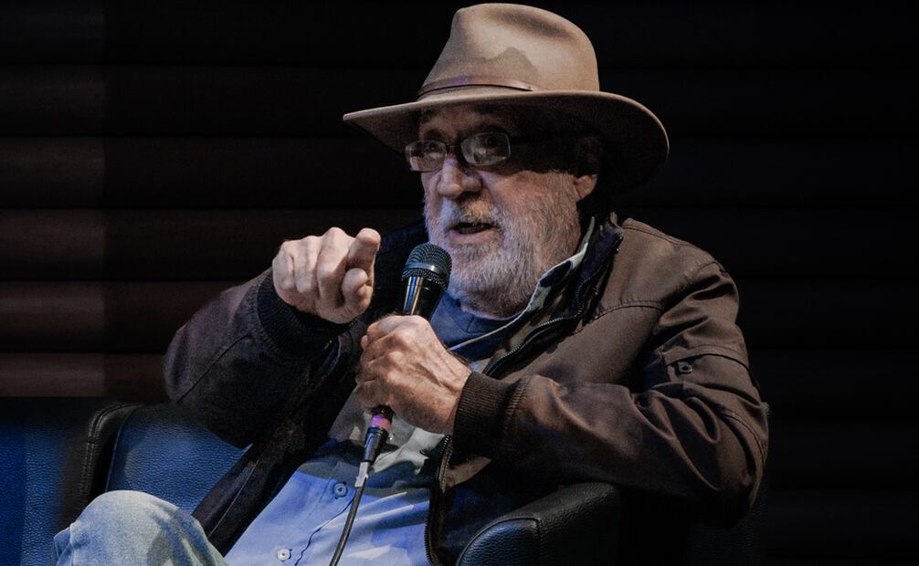 Conversatorio de Violencia y Cultura en México y Occidente, donde el activista y poeta Javier Sicilia, Sergio Raúl Arroyo, Adriana Malvido y Paola Zavala participan en el Museo Universitario Arte Contemporáneo. Foto: Yaretzy M. Osnaya EL UNIVERSAL