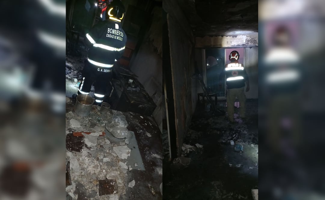 Se registra incendio en departamento de alcaldía Miguel Hidalgo; no hay personas lesionadas.
Foto: Especial.