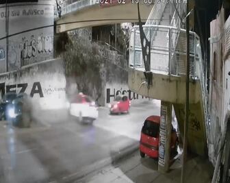 Reportan accidente provocado por un taxi en la México-Cuernavaca; conductor niega los hechos