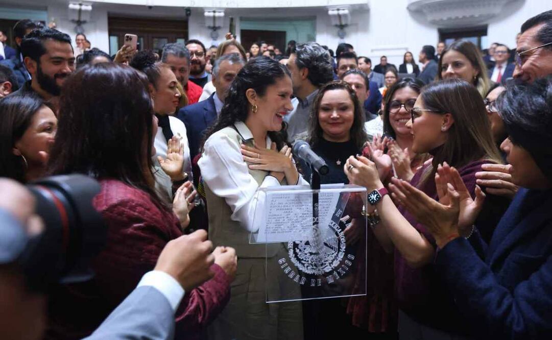 Toma de protesta de la nueva fiscal de la CDMX, Bertha Alcalde Luján en el congreso local esta tarde. Foto: Fernanda Rojas/ EL UNIVERSAL