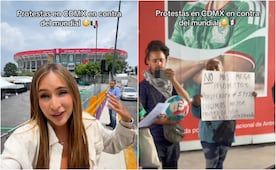 Youtuber venezolana exhibe protestas en CDMX; “no se siente ambiente mundialista”, dice