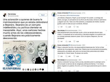 Brozo y el caricaturista Hernández; reviven videoescándalo de Bejarano