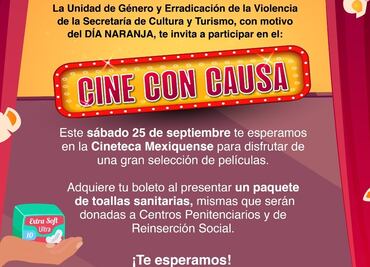 Cineteca Mexiquense busca ayudar a reclusas de Edomex con toallas sanitarias