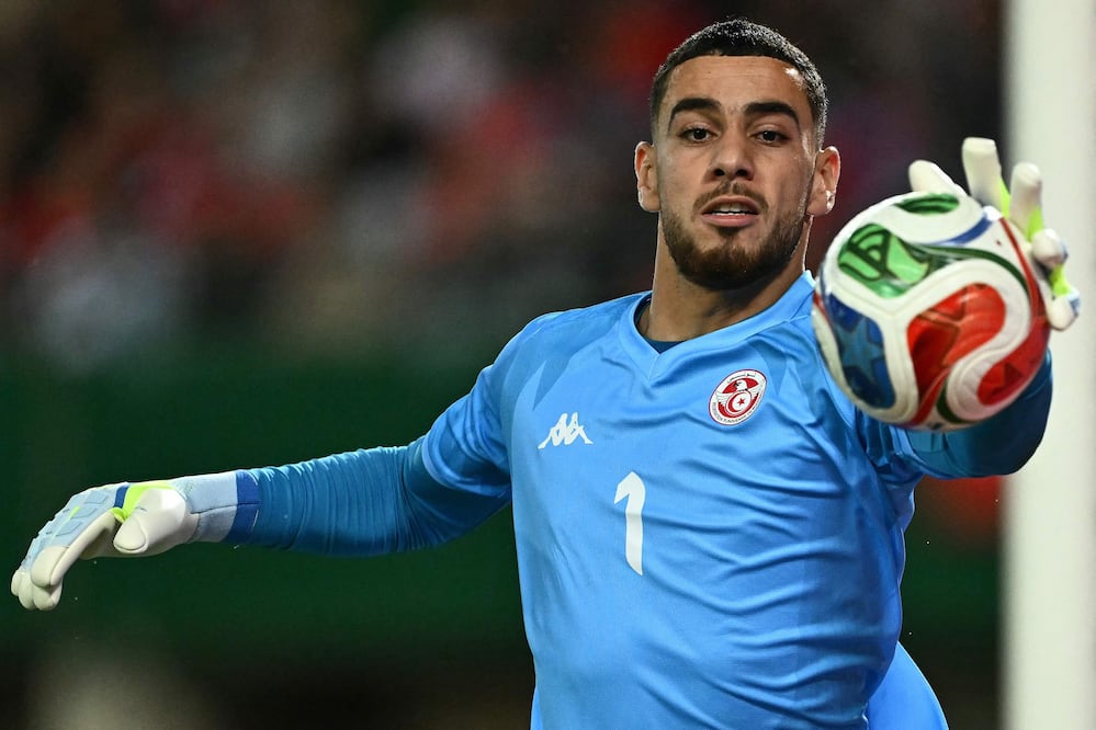 Mouhib Chamakh, portero de Túnez, previo al Mundial de 2026 - Foto: AFP