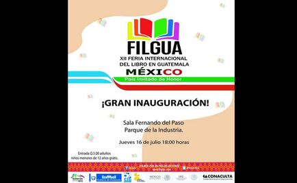 Inauguran la Feria Internacional del Libro de Guatemala