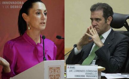 “Fuera máscaras, ya se fue a Latinus”: Sheinbaum sobre Lorenzo Córdova