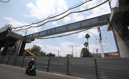 Montan primera trabe metálica en zona cero de la Línea 12 