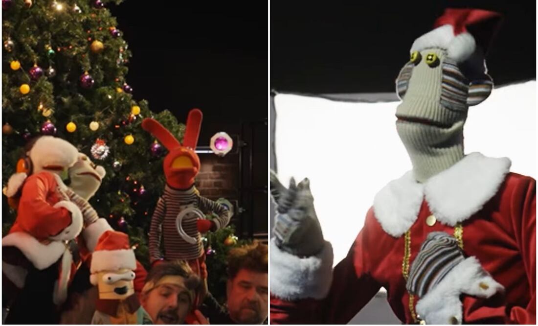 Con un gran árbol de navidad al fondo, Tulio Triviño vestido de Santa Claus, explosiones y muchas marionetas cantando, la nueva aventura de los icónicos personajes generó mucha expectativa entre sus fans. Fotos: Amazon Prime Video