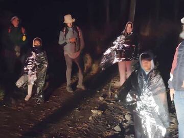 Rescatan a seis personas extraviadas en el Monte Tláloc, en Texcoco