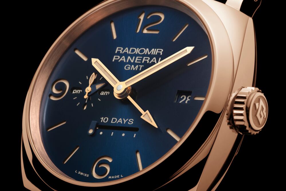 Radiomir 1940 10 Days GMT Automatic Oro Rosso con caja de 45 milímetros.