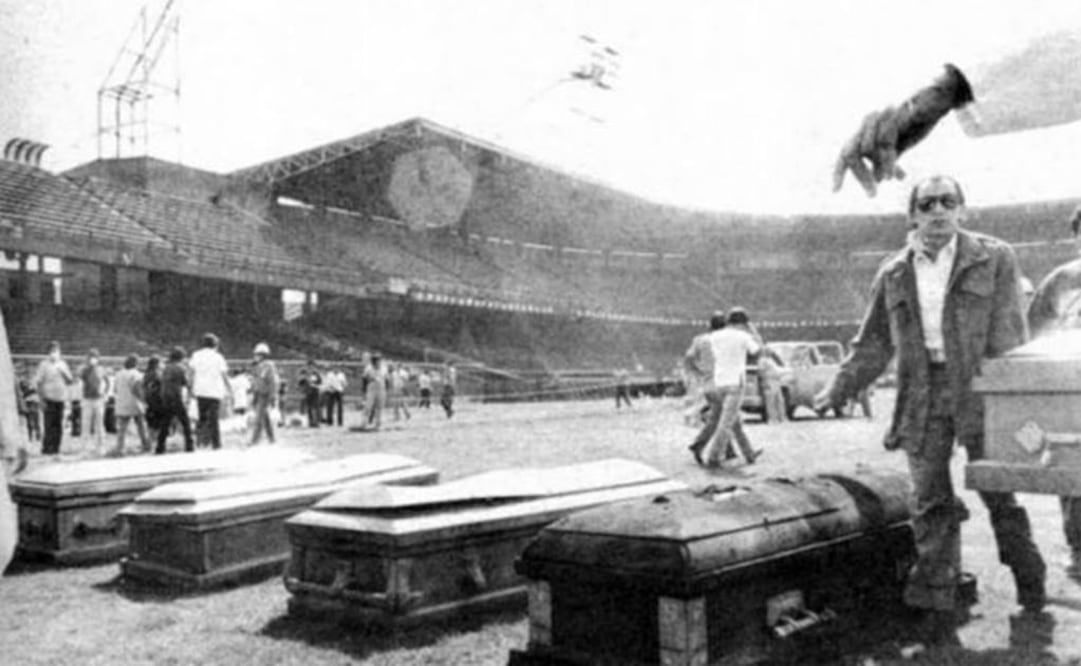 Archivo/ EL UNIVERSAL. El Parque del Seguro Social sirvió como morgue.