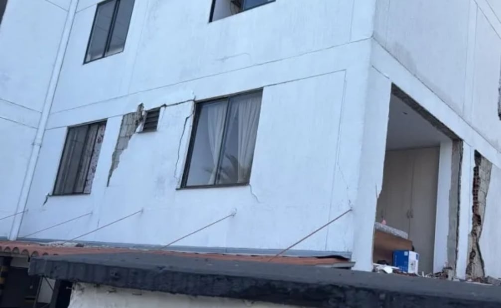 Afectaciones del terremoto en Pereira. (10/08/26) Foto: El Tiempo