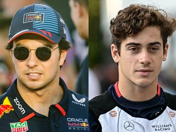 Checo Pérez elogia a Franco Colapinto y el argentino responde: "Lo quiero mucho, es un capo"