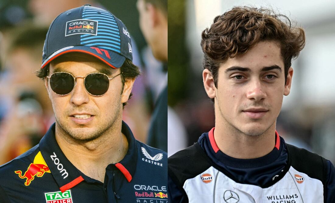 Checo Pérez elogia a Franco Colapinto y el argentino responde - Fotos: EFE y AFP