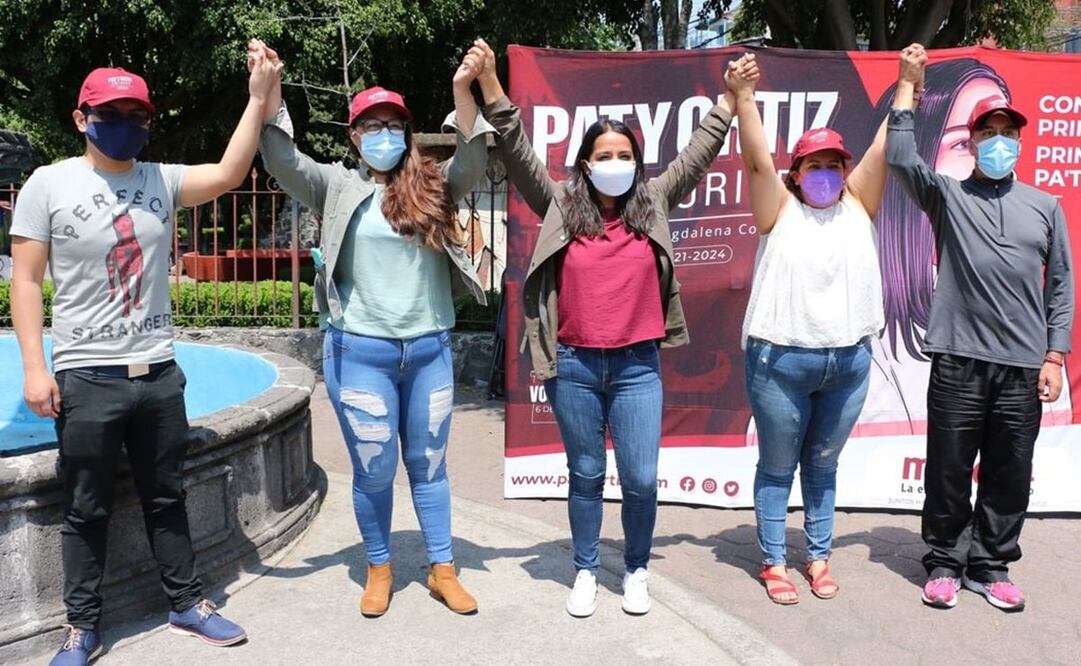 El grupo de concejales que se unió son: Bibiana Betzabé Téllez Girón Santana, Blanca Lizbeth Trinidad Gómez y Miguel Ángel Vázquez Arellanes. Foto: Especial 