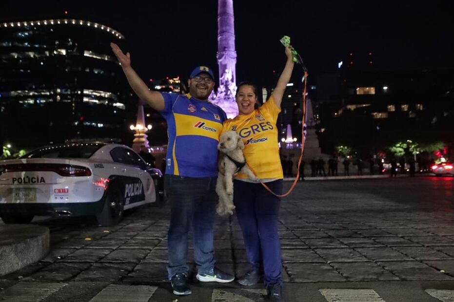 Aficionados del Tigres, Foto: Fernanda Rojas