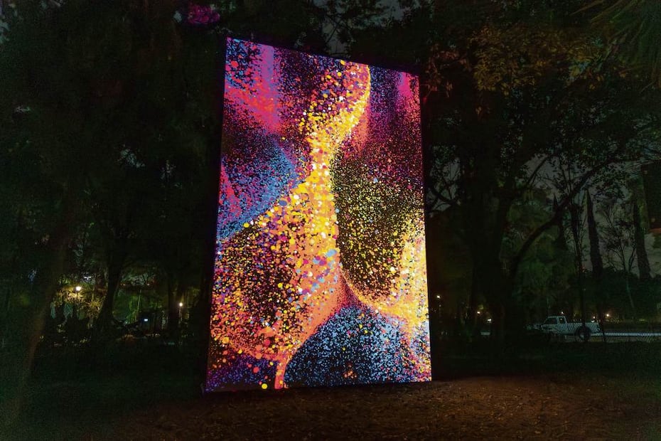 Pieza titulada "Deriva térmica". Santiago Reyes/ El Universal