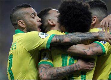 Brasil aplasta a Perú en la Copa América 2019