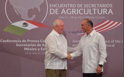 Secretarios de agricultura de México y EU coinciden en un comercio bilateral abierto